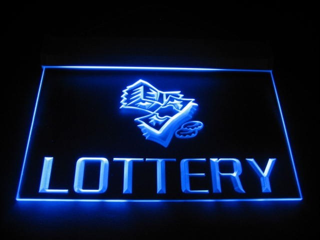 Lottery Logo Beer Bar Neon Light Sign